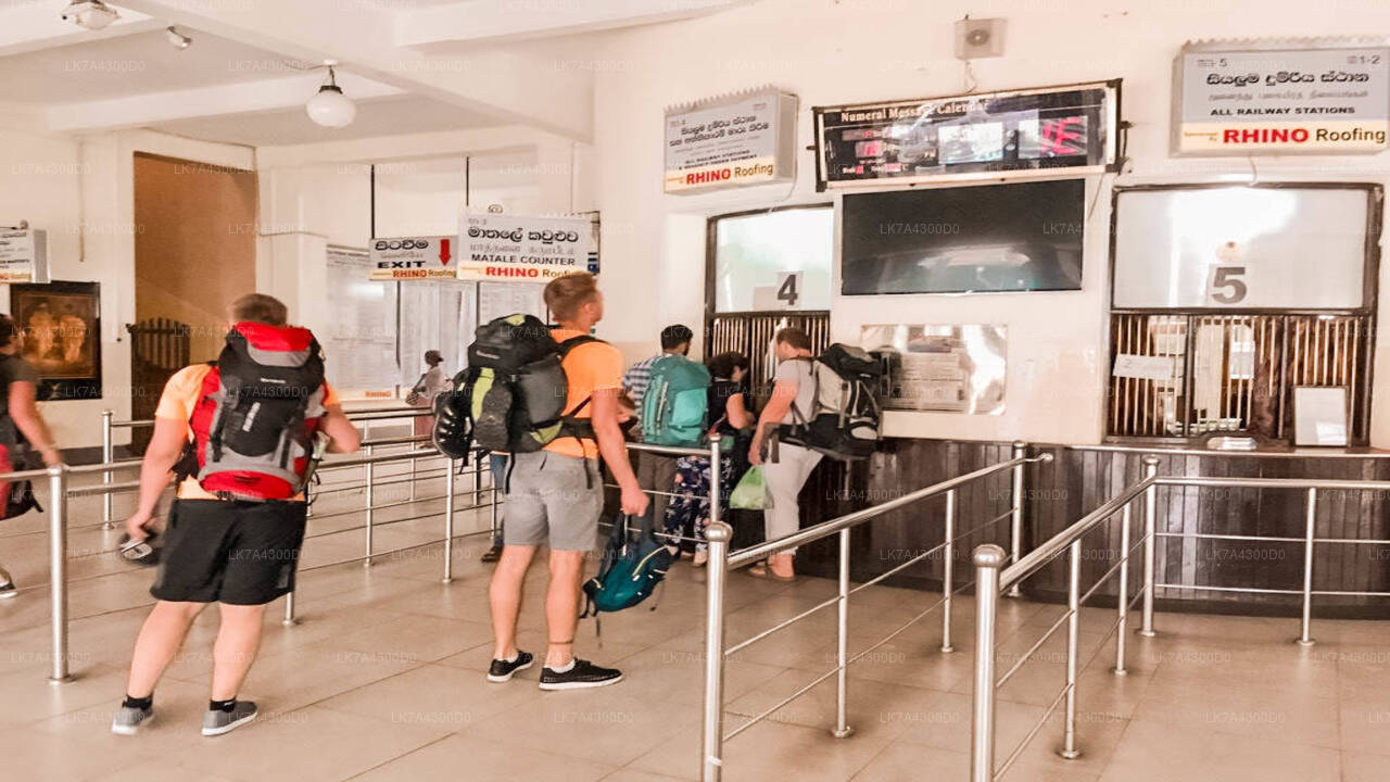 Togtur fra Nanu Oya til Kandy (tog nr.: 1016 "Udarata Menike")