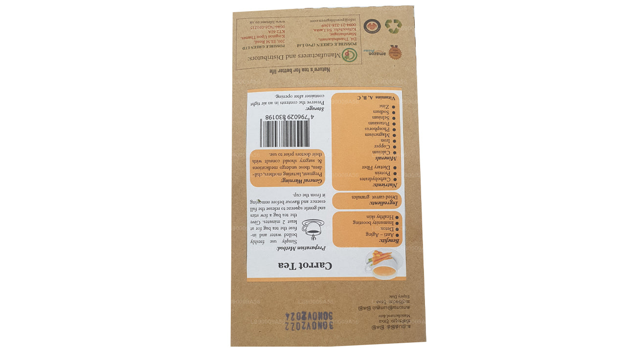 Ren naturlig gulerodste (40g)
