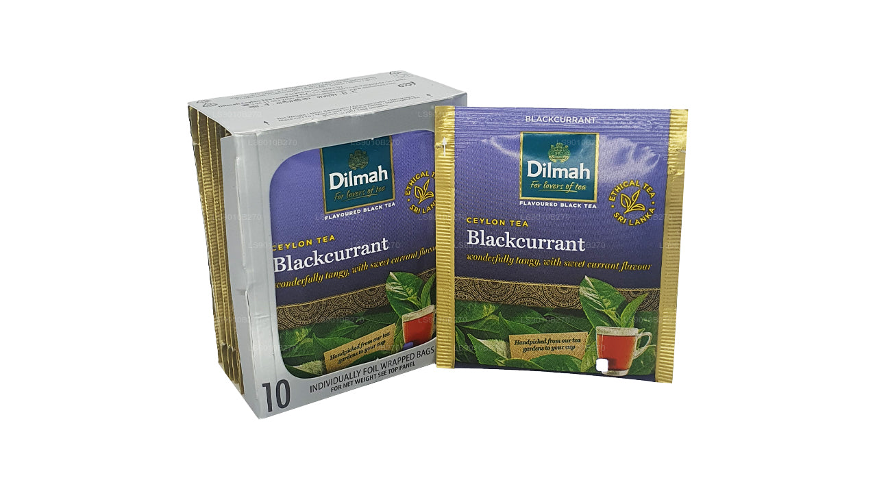 Dilmah Blackcurrent Tea (20g) 10 Individuelt folie indpakket teposer