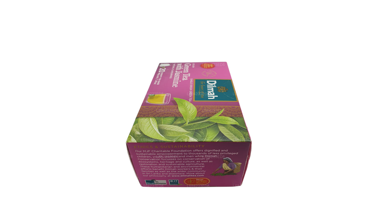 Dilmah Ceylon grøn te med jasmin (40g) 20 teposer