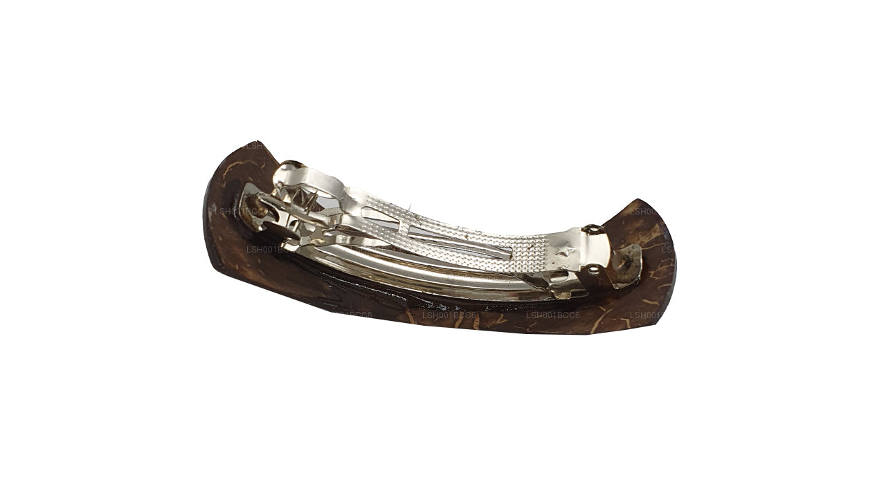 Kokos Shell hårspænde (Design F)