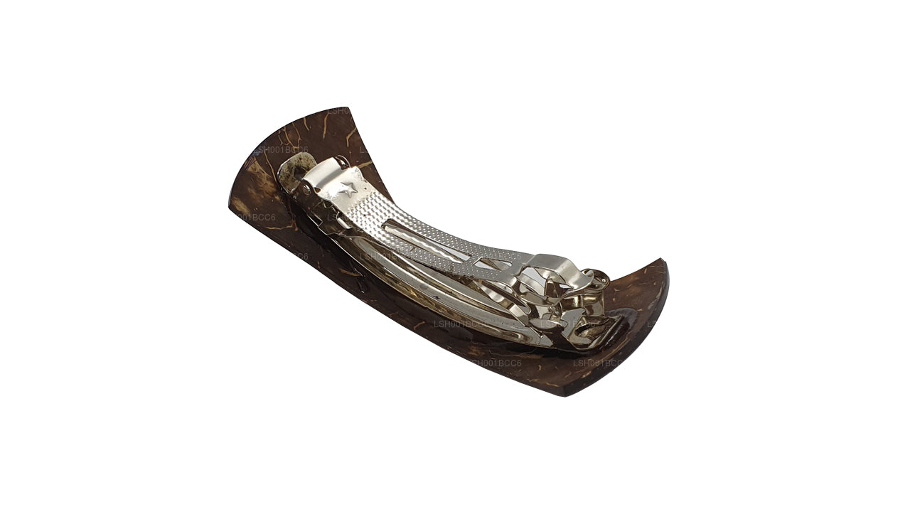Kokos Shell hårspænde (Design F)